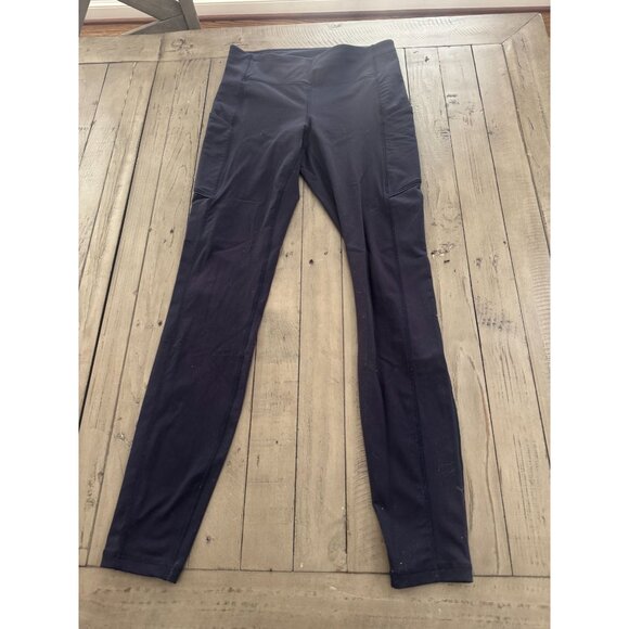 Lululemon Speed Up Tight Warp Tech Fleece 28" Midnight Navy Size 6 - Picture 2 of 4